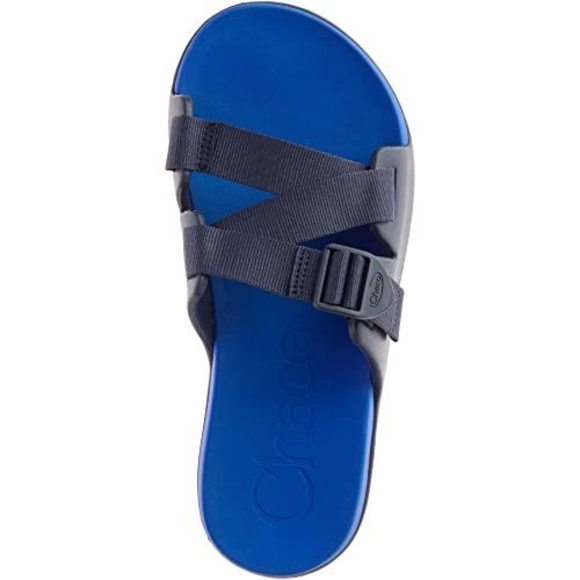 CHACO MEN'S CHILLOS SLIDE SANDAL, ACTIVE BLUE, 12 - Picture 3 of 6